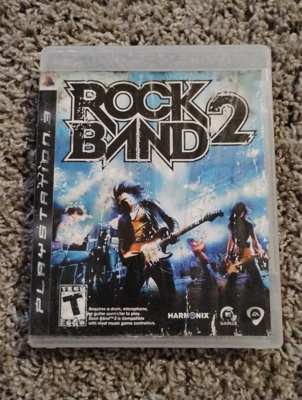 Rock Band 2 (Sony PlayStation 3, PS3) - Game Disc & Case